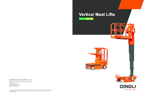 Подемници с единична вертикална мачта Dingli TT48