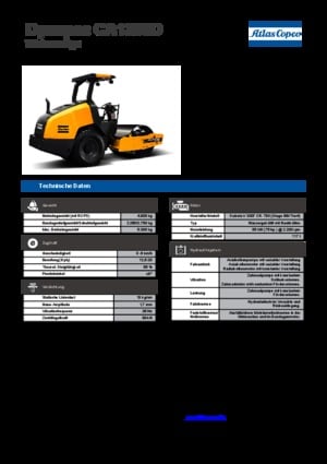 Еднобандажни валяци Dynapac CA 1300 D