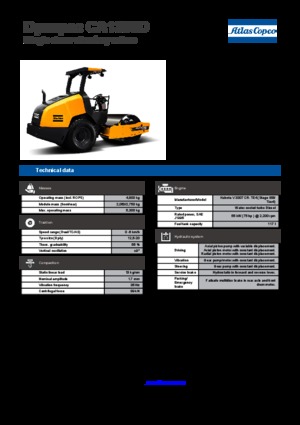 Еднобандажни валяци Dynapac CA 1300 D
