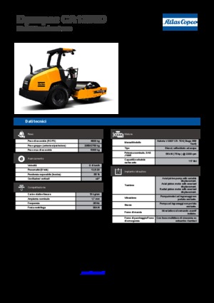 Еднобандажни валяци Dynapac CA 1300 D