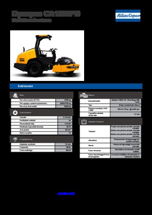 Еднобандажни валяци Dynapac CA 1300 PD