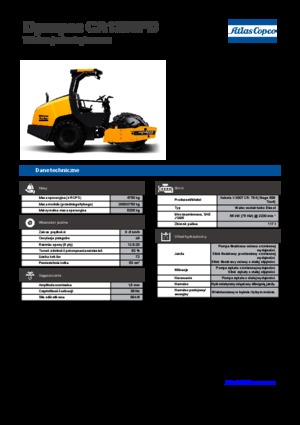 Еднобандажни валяци Dynapac CA 1300 PD