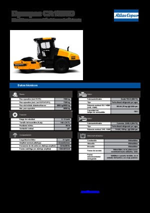 Еднобандажни валяци Dynapac CA 1500 D