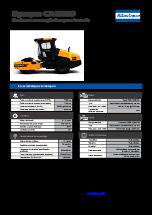 Еднобандажни валяци Dynapac CA 1500 D