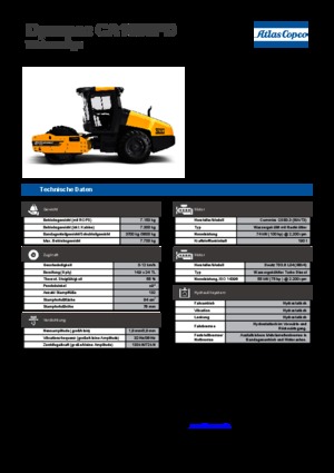 Еднобандажни валяци Dynapac CA 1500 PD