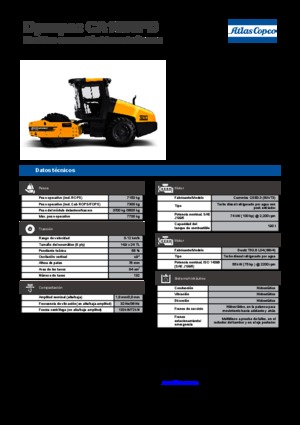 Еднобандажни валяци Dynapac CA 1500 PD