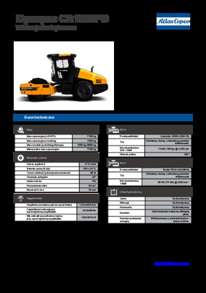 Еднобандажни валяци Dynapac CA 1500 PD