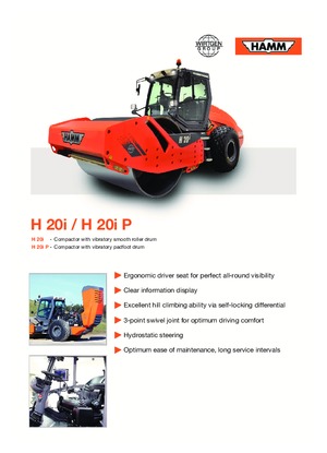 Еднобандажни валяци Hamm H 20i