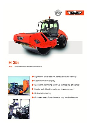 Еднобандажни валяци Hamm H 25i
