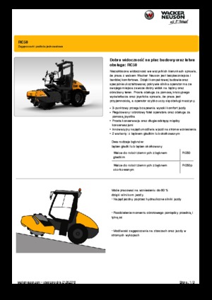 Еднобандажни валяци Wacker Neuson RC50P