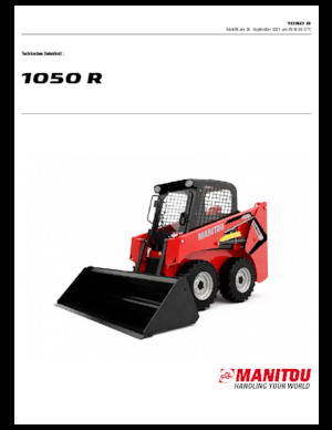 Челни товарачи Manitou 1050R