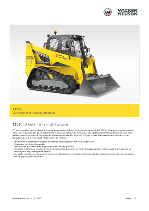 Челни товарачи Wacker Neuson 1101 c