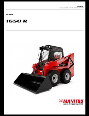 Челни товарачи Manitou 1650R