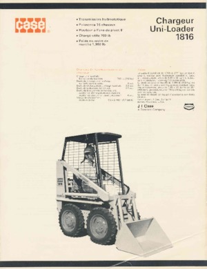 Челни товарачи Case 1816 