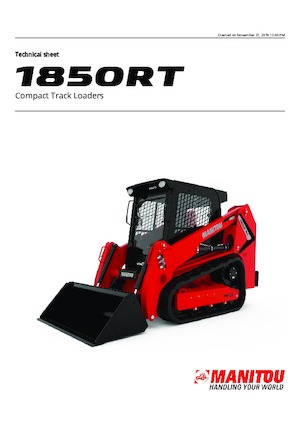 Челни товарачи Manitou 1850RT