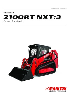 Челни товарачи Manitou 2100RT NXT:3