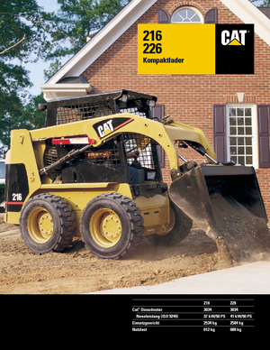 Челни товарачи Caterpillar 216