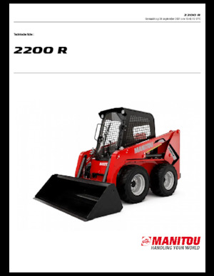 Челни товарачи Manitou 2200R