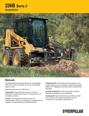 Челни товарачи Caterpillar 226B II