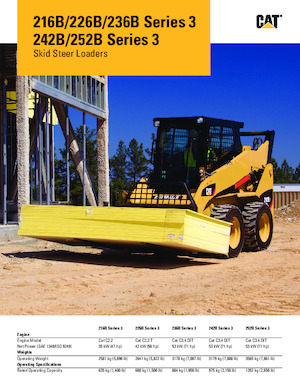 Челни товарачи Caterpillar 226B Series 3