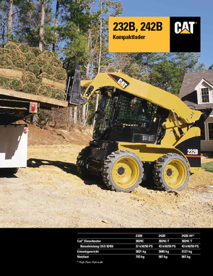 Челни товарачи Caterpillar 232B