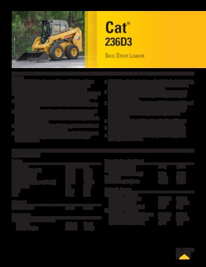 Челни товарачи Caterpillar 236D Series 3