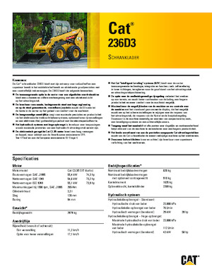 Челни товарачи Caterpillar 236D Series 3