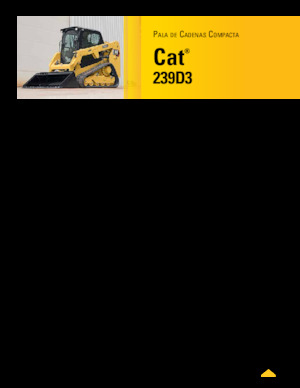 Челни товарачи Caterpillar 239D Serie 3 Deltalader