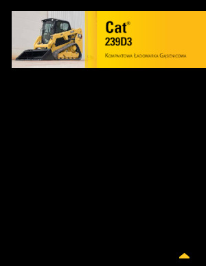 Челни товарачи Caterpillar 239D Serie 3 Deltalader