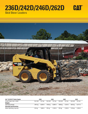 Челни товарачи Caterpillar 242D