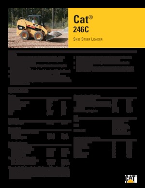 Челни товарачи Caterpillar 246C