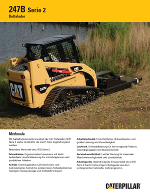 Челни товарачи Caterpillar 247B II