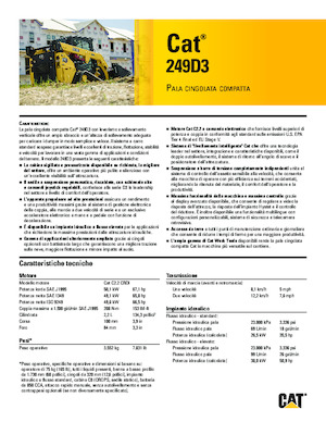 Челни товарачи Caterpillar 249D3