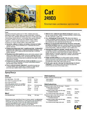 Челни товарачи Caterpillar 249D3
