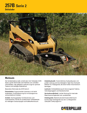Челни товарачи Caterpillar 257B