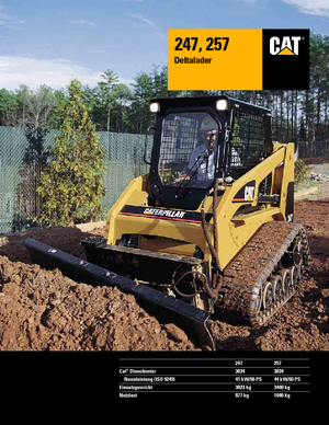 Челни товарачи Caterpillar 257