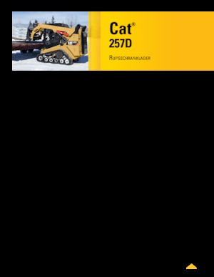 Челни товарачи Caterpillar 257D
