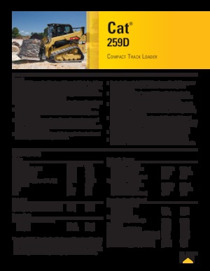 Челни товарачи Caterpillar 259D