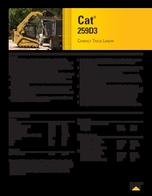 Челни товарачи Caterpillar 259D Serie 3 Deltalader
