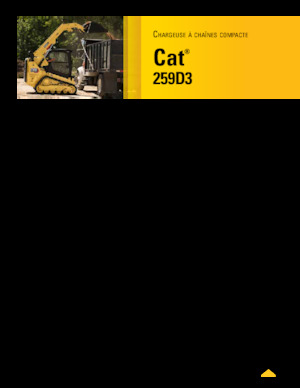 Челни товарачи Caterpillar 259D Serie 3 Deltalader