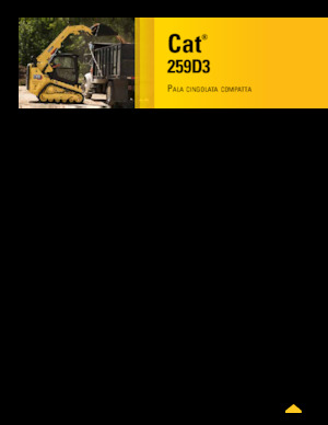 Челни товарачи Caterpillar 259D Serie 3 Deltalader