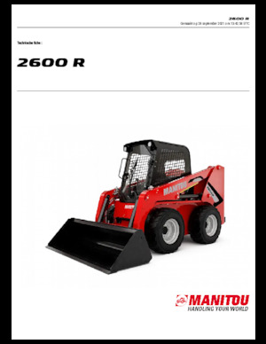 Челни товарачи Manitou 2600R