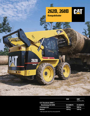 Челни товарачи Caterpillar 268B