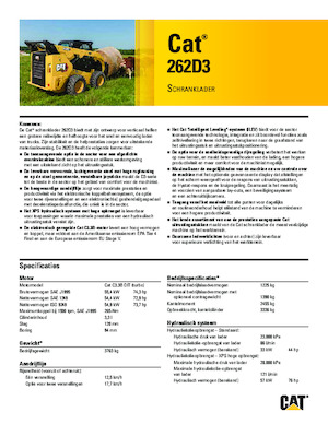 Челни товарачи Caterpillar 262D Series 3