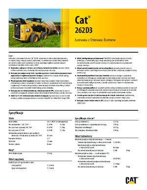 Челни товарачи Caterpillar 262D Series 3