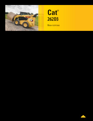 Челни товарачи Caterpillar 262D Series 3