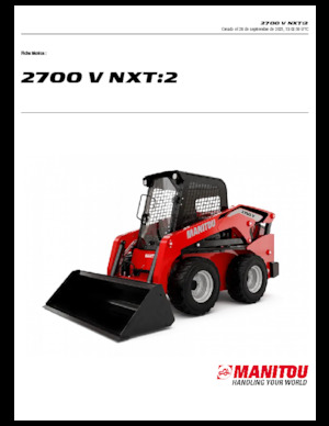 Челни товарачи Manitou 2700V NXT:2