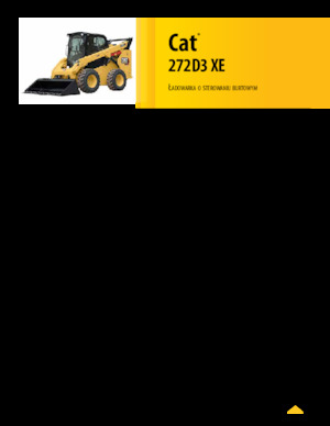 Челни товарачи Caterpillar 272D XE Serie 3