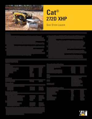 Челни товарачи Caterpillar 272D XHP