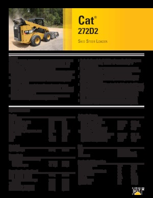 Челни товарачи Caterpillar 272D2